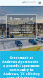 Mobile Screenshot of greenmarkandrews.com